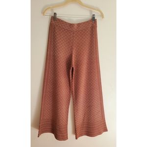 Zara Terracotta Wide Leg Pants